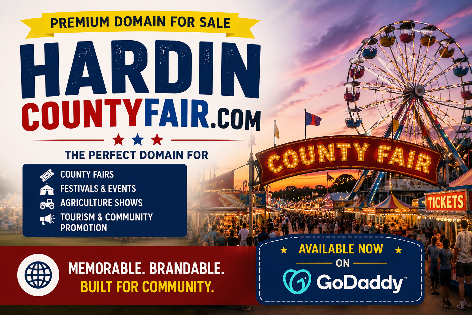 Hardin County Fair domain name for sale